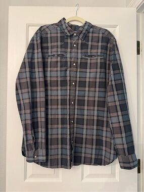 Patagonia Men's Long-Sleeved Wagner Western Snap Shirt size XL